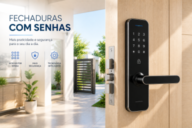 Fechaduras com Senhas / Cartões Fechaduras com Senhas / Cartões
