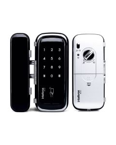 Fechadura Eletrônica FR400 – SENHAS / CARTÃO RFID - para Portas de Vidro