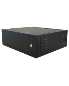 Mini Racks Metálico de Parede - 19" x 03U x 470mm - Porta de Metal