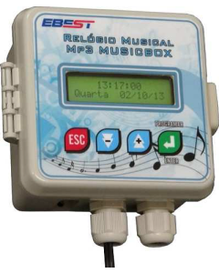 Relógio Sinaleiro Musical MP3 - EB-35 MusicBox