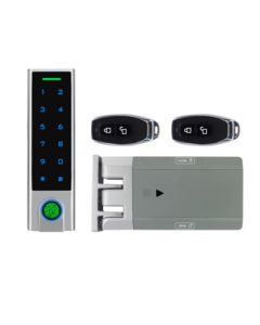 Fechadura Eletrônica GCA 35 X – Abertura por Impressão Digital, Senha, Cartão e Controle Remoto (Porta de Correr)