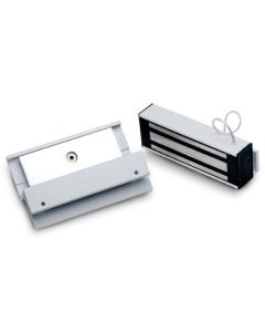 Kit Fechadura Eletromagnética - 280 Kgf - 12V - com Sensor para Porta Aberta