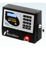 Controle de Acesso Terminal IHM em aço e Teclado em ABS QR CODE